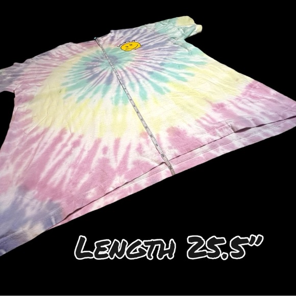 NWT JOURNEYS Dazed and Confused Pastel Swirl Tie Dye T-Shirt. Size Large ✌️☮️ - Picture 5 of 8